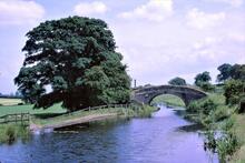 Ashby Canal. Snarestone Weir and Bridge 61. 28 June 1969
