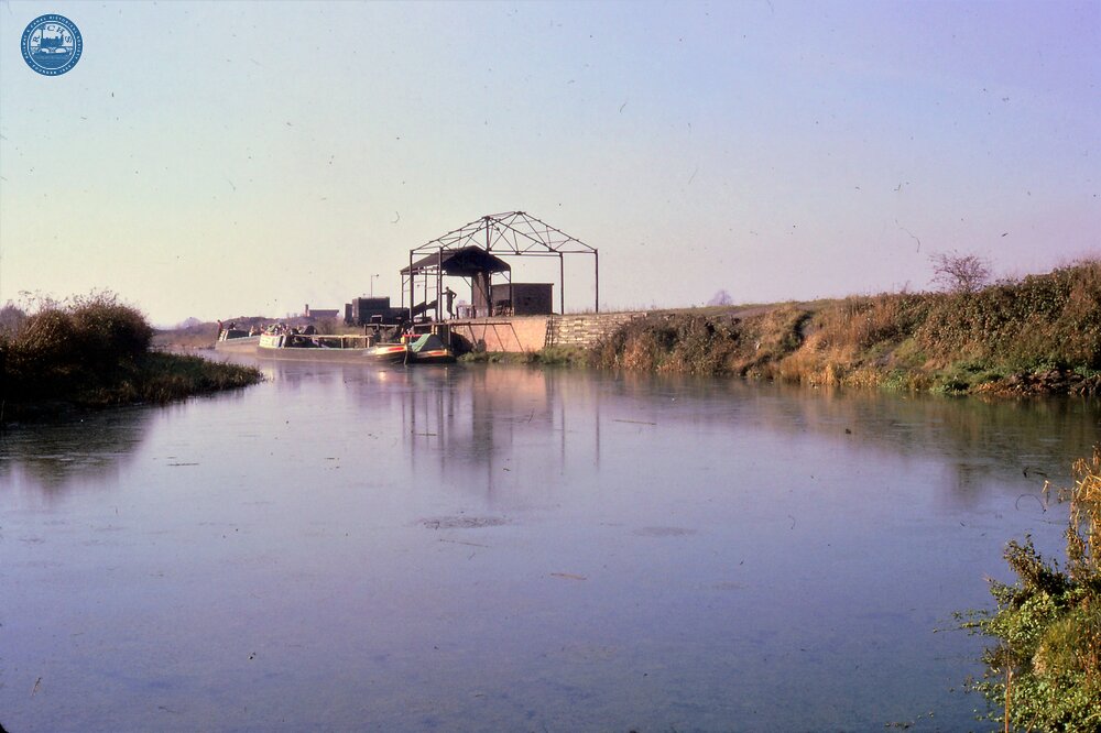 Ashby Canal. Ilott Wharf, Measham. 05 November 1965