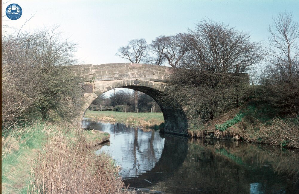 Ashby Canal. Marston. Bridge 1 (Orton Bridge). April 1971