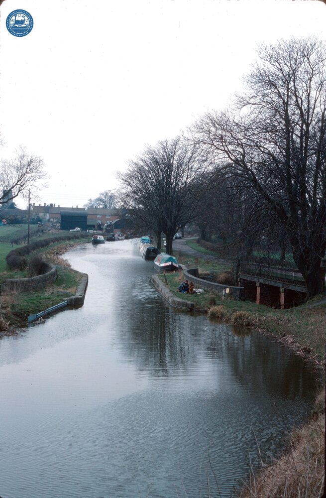 Ashby canal, Shackerstone. River Sence Aqueduct. 1979