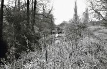 Distant view of Coventry Road bridge, Griff Hollows Canal
