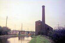 Coventry Canal. Hawkesbury Pump House. March 1975