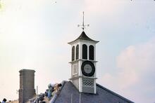 Coventry Canal. Hartshill Yard Clock Tower. 1978