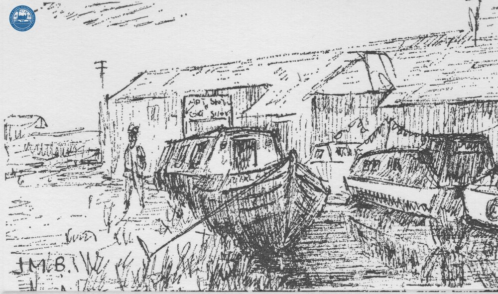 Sketch of Coventry Canal basin