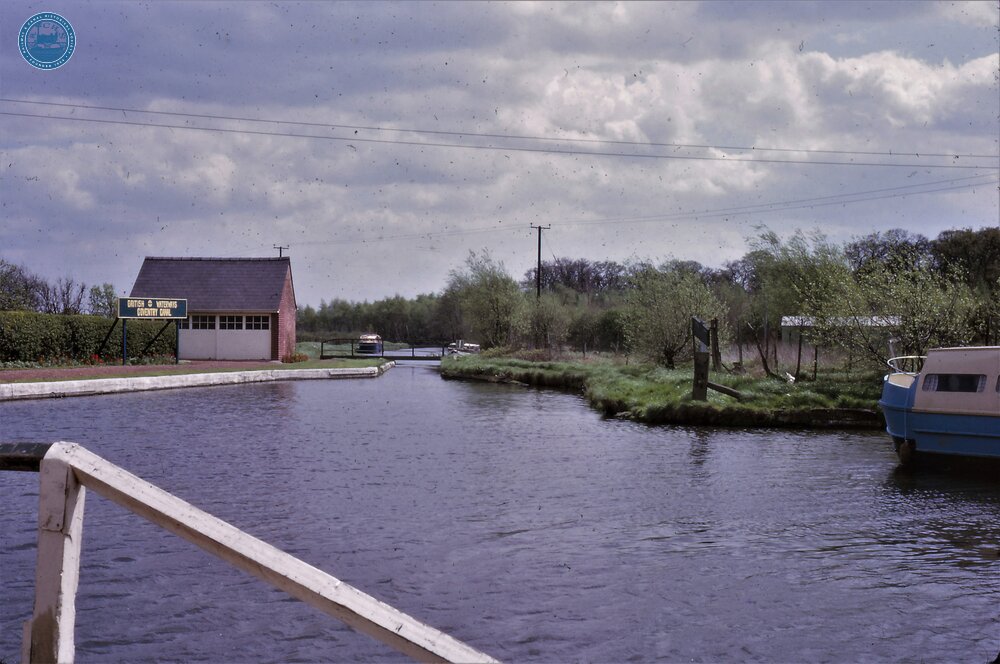 Coventry Canal. Detached Section Fradley- Whitttington Brook. Fradley Junction stop. 03/05/1964