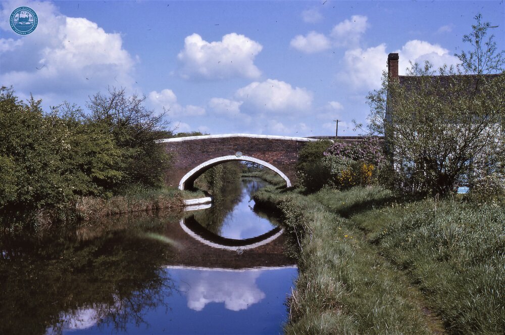 Coventry Canal. Detached Section Fradley- Whitttington Brook. Bridge 88, Brookhay Bridge. 03/05/1964