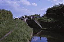 Coventry Canal. Fazeley- Coventry. Atherstone Lock 11 (Atherstone Bottom Lock). 15/05/1966