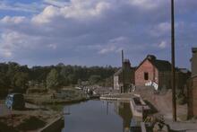 Coventry Canal. Fazeley- Coventry. Atherstone Top Lock. 15/05/1966 