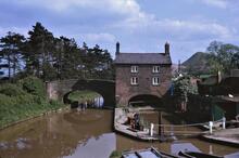 Coventry Canal. Fazeley- Coventry. Hartshill [British Waterways Board] Depot. 15/05/1966