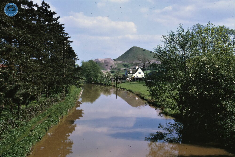 Coventry Canal. Fazeley- Coventry. View East from Hartshill [British Waterways Board] Depot. 15/05/1966