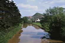 Coventry Canal. Fazeley- Coventry. View East from Hartshill [British Waterways Board] Depot. 15/05/1966