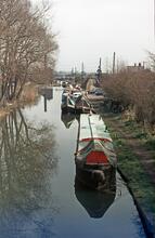 Hawkesbury, from rail bridge towards Oxford canal.