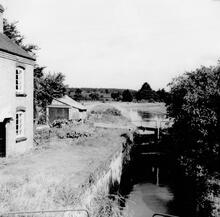 Droitwich Barge Canal: Porters Mill Lock. 24/08/1957