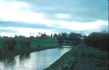 Droitwich Barge Canal, dredged section east of Salwarpe