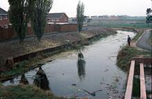 Droitwich Barge Canal, begining of dredged section