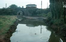 Droitwich Barge Canal, by railway bridge after excavation