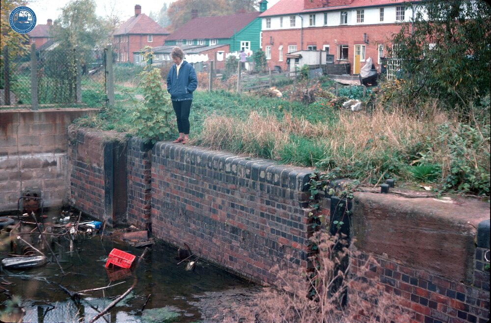 Droitwich Barge Canal, stop lock at junction with R. Salwarpe