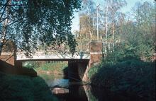 Droitwich Barge Canal, passing beneath A38 in Droitwich