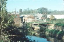 Droitwich Barge Canal, (course on right), by obliterated river