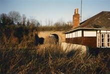 GWR Worcester, Malvern & Hereford Branch Railway Bridge. 1989
