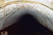 Inside Aylestone Hill Tunnel. 1989