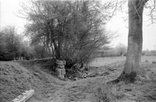 Leominster Canal. Wyson top lock, Side wall. 20 April 1973.