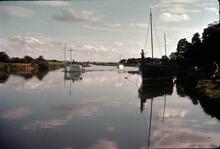 River view with boats