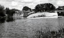Nafford lock and regulating weir. 1961
