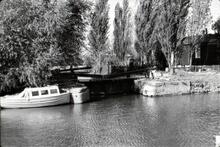 Entrance to Avon Lock Tewkesbury. 1961 