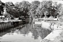 Pershore Lock. 1961