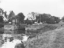 Tail of Wyre Lock. 1960