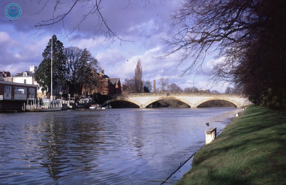 Workman Bridge, Evesham. March 1970