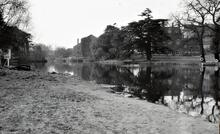 Stratford-on-Avon, Looking downstream towards Lucy's Mill. 1961