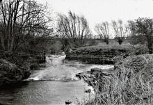 Luddington Upper lock site. 1961 