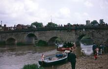 Bidford Bridge re-opening ceremony. July 1971