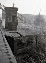 Swing bridge over Severn at Gloucester. 1967 