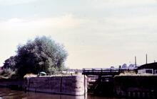 Entrance lock for the Worcester and Birmingham Canal. September 1972