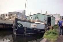 Last Severn Trow, Gloucester. May 1976