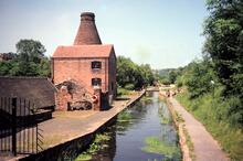 Lower Arm of Shropshire Tub Boat Canal, Coalport. 1982