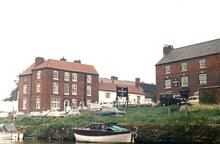 Staffordshire and Worcestershire Canal, Stourport, from River Severn. May 1973