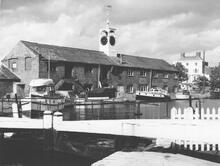 Basin from Upper Barge Lock, Stourport, 7 April 1964