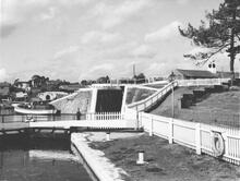 Barge Locks, Stourport, 7 April 1964