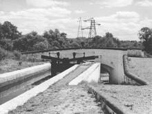Bratch Locks, bottom and Bridge 47, 18 June 1961