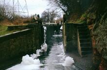 Rocky / Hockley Lock 15, Staffs & Worcs Canal, 12th April 1964