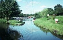 Entrance to Ashwood Basin, Staffs & Worcs Canal, Aug 1993