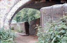 Staffordshire and Worcestershire Canal, Trysull, Awbridge locks. May 1974