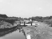 Wightwick Mill Lock (N Bridge 58), 4 July 1964