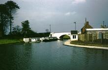 Ernest Thomas base at Hatherton Jcn, Staffs & Worcs Canal, Apr 1962