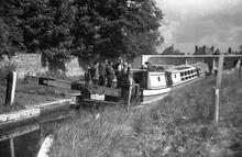 Maverick at Penkridge Lock, Staffs & Worcs. Canal 19/06/65