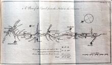Staffordshire and Worcestershire Canal plan. 1771